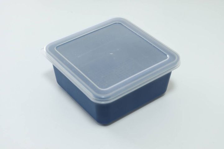 ザルつきパック スクエア 580ml ネイビー