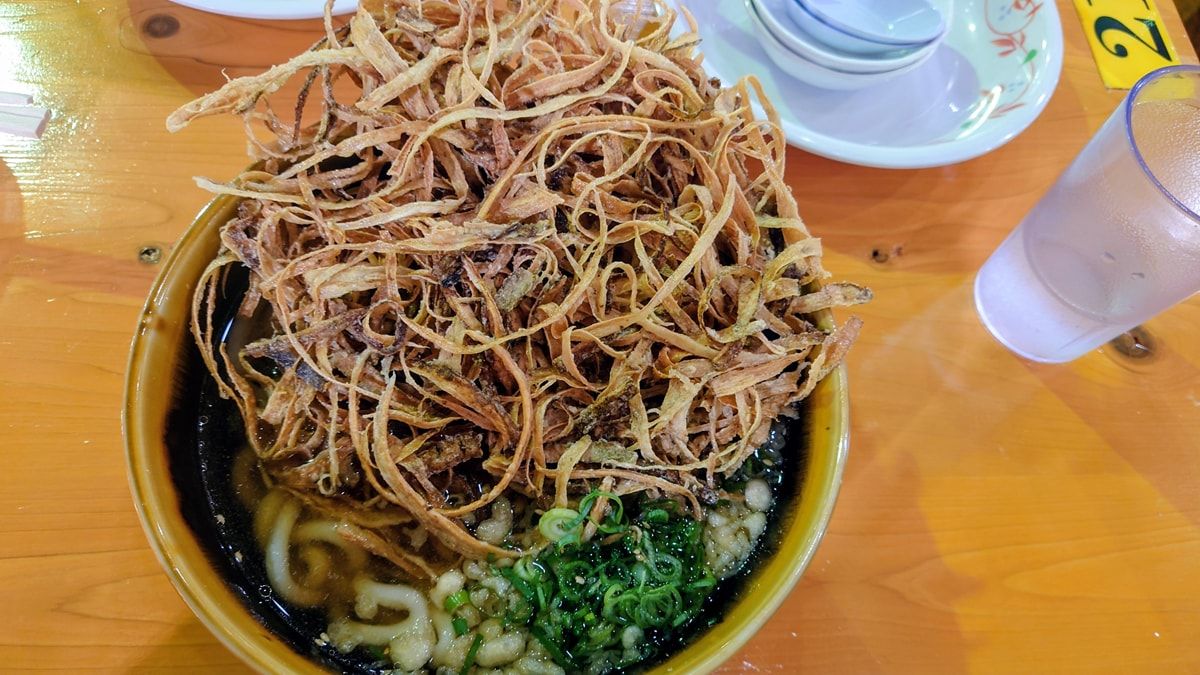 1000円でお腹パンパン！熊本【山椒茶屋 大津店】の「特大ごぼう天