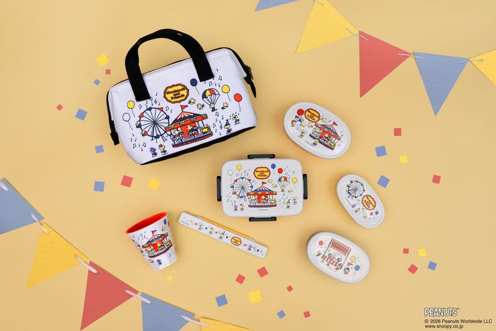 「woodstock(カーニバル)」デザインのランチグッズ全5アイテム