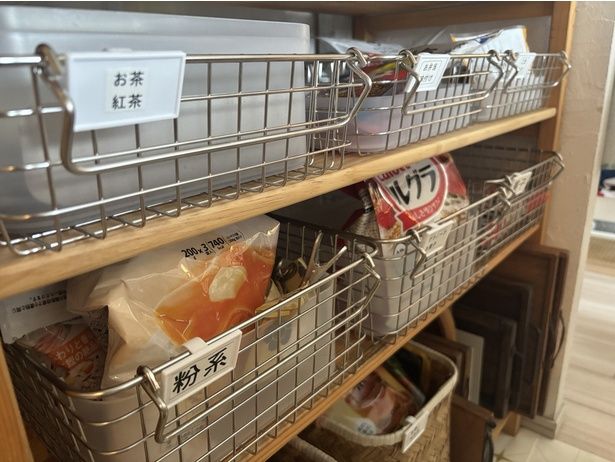 ざっくりとカテゴリーを分けて収納 (C)paramegu