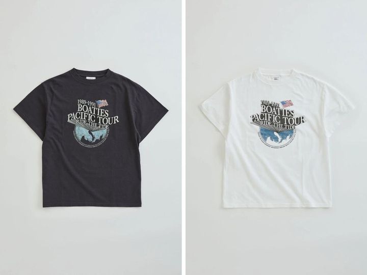 画像: 「BOATIES TOUR TEE」各￥13,200 出典：ザ シンゾーン