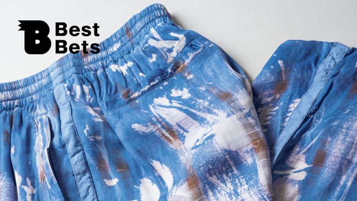 よく見ると、チェックが浮かぶ。〈DIESEL〉のチェックパンツ：Brutus Best Bets