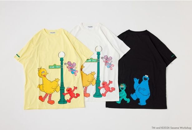 「(SESAME STREET) Tワンピース」(各5500円)