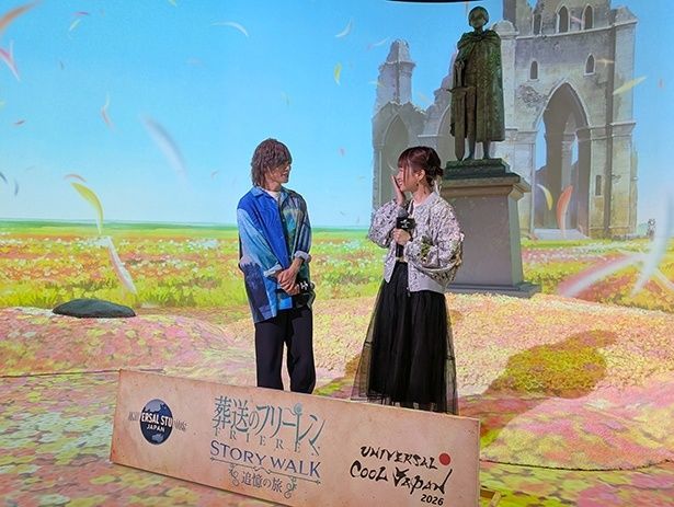 演じるキャラクター同様、なごやかな雰囲気のふたり