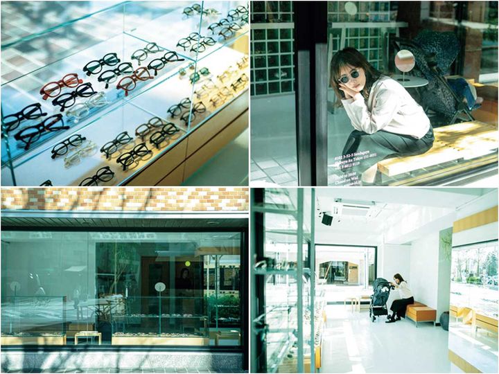 ayame optical storeは自然光がたっぷり入るおしゃれな店