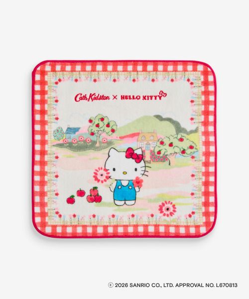 【Cath Kidston × Hello Kitty】 【Cath Kidston × Hello Kitty】タオルハンカチ