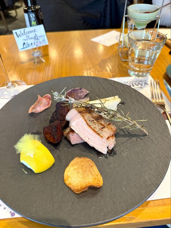 表参道駅近くにあるイタリア料理の名店「TRATTORIA庭」のお料理
