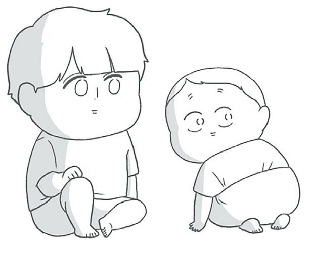 白い目で見る子どもたち （C）チリツモル／KADOKAWA