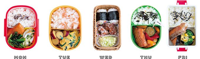 【月～金を鮭おかず弁当で！】すき間を埋める「ミニおかず」や、詰め方のポイントも伝授！「鮭おかず1週間弁当」の画像2