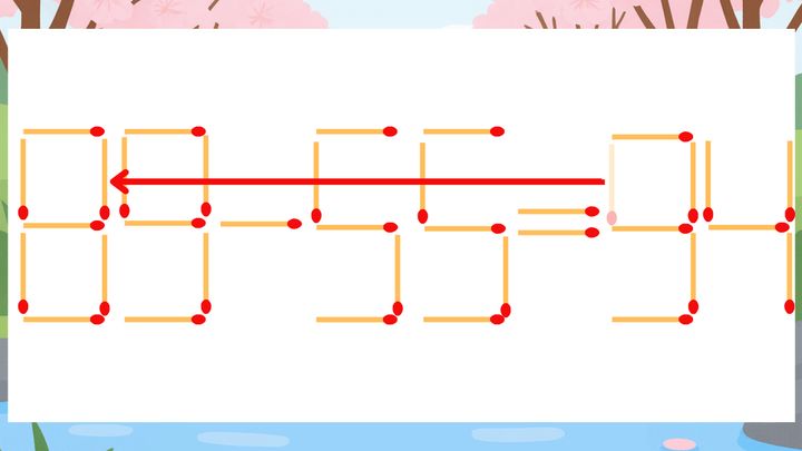 【マッチ棒クイズ】1本だけ動かして正しい式に：69-55=94？の解答画像