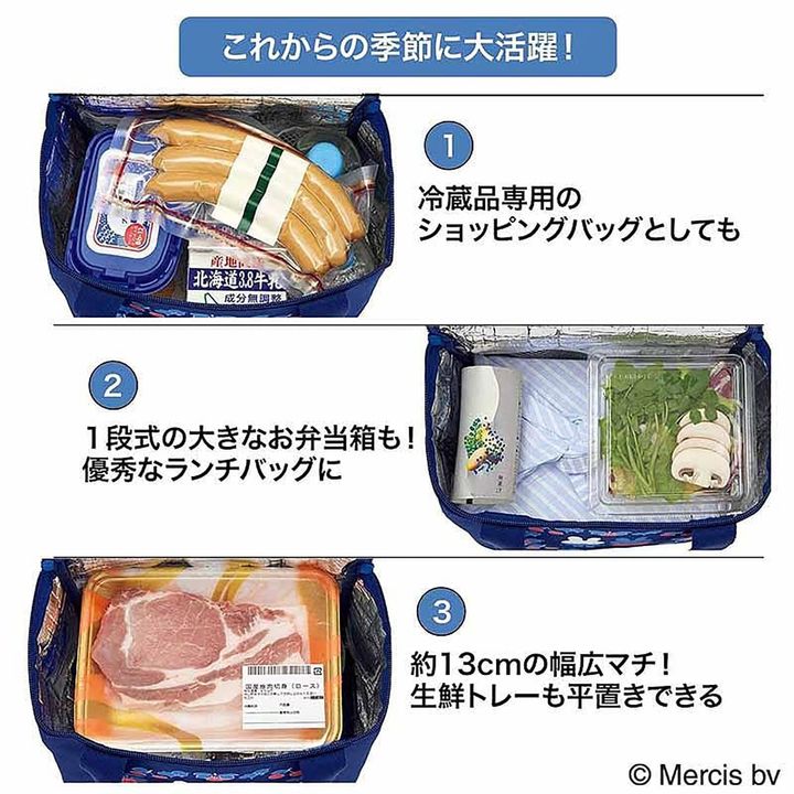 ミッフィー マチが広いボックス型保冷バッグ（画像出典：Amazon）