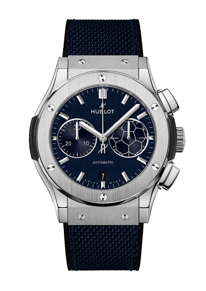 画像4: Hublot Classic Fusion Chronograph Titanium Blue Victory