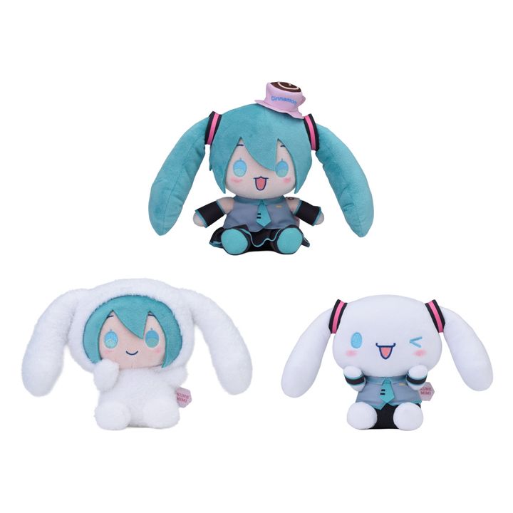 セガプライズ サンリオ「初音ミク×シナモロール KUNEMIMI ぬいぐるみ」