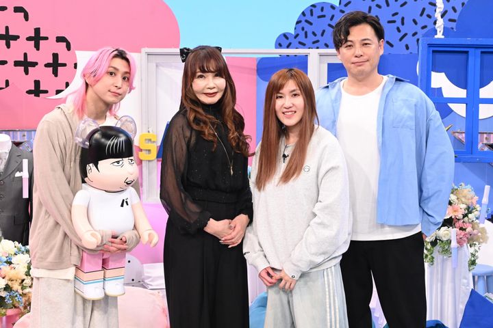 『サクサクヒムヒム ☆推しの降る夜☆』（2026年6月6日放送）に出演する（左から）Snow Man・佐久間大介、植草美幸、納言・薄幸、アルコ＆ピース・平子祐希 （C）日本テレビ width=