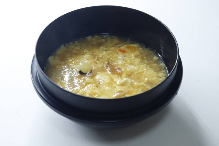 ダイソーのニチレイ 酸辣湯の完成状態