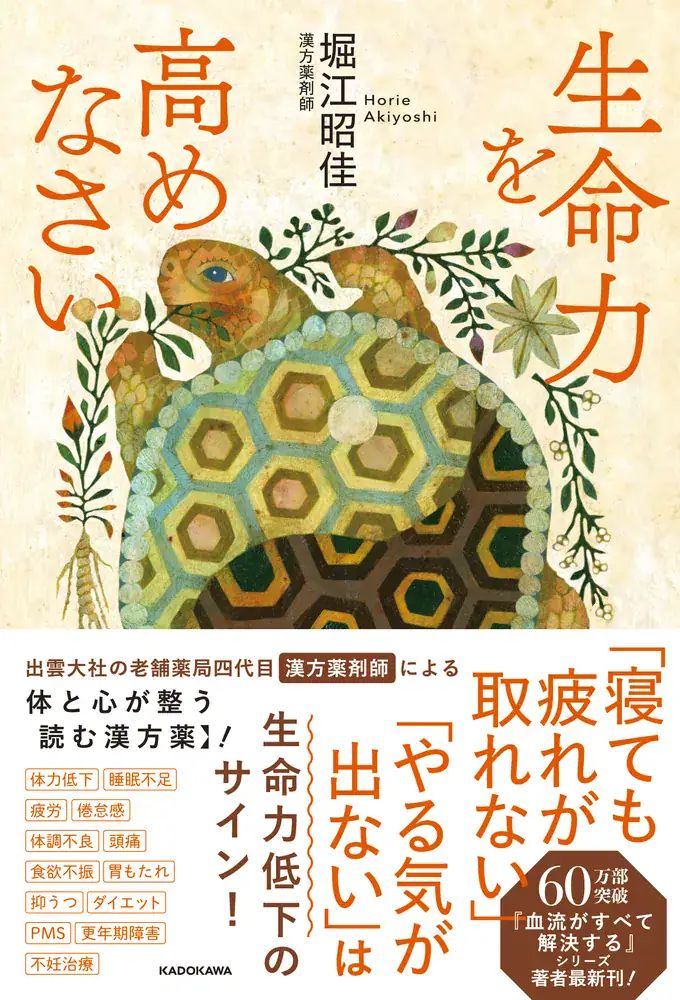 『生命力を高めなさい』 堀江昭佳著／KADOKAWA