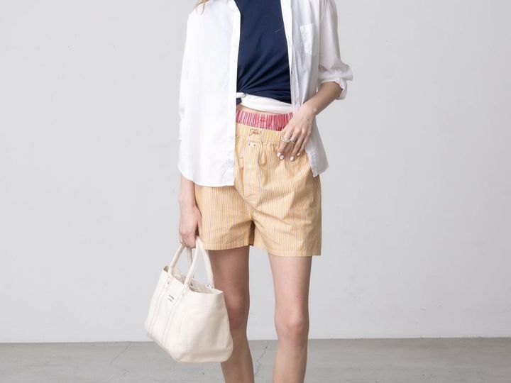 画像: 「ストライプショートパンツ」￥9,900【フィキ】 出典：ロンハーマン