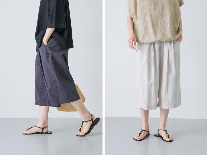 画像: 「ハイカウントコットンハーフパンツ」各￥16,500 出典：かぐれ