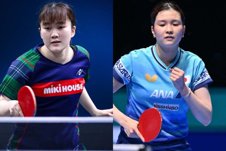 大藤沙月、橋本帆乃香（C）WTT