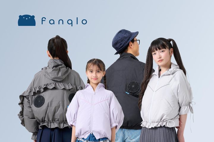 画像: 【fanqlo】左から：空調ブルゾンfanqlo-Long（ロング）¥26,000、fanqlo-Kids（キッズ）¥21,000、fanqlo-Unisex¥24,000、fanqlo-Short¥22,500 fanqlo.jp
