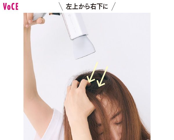 神崎恵さん／左上から右下に