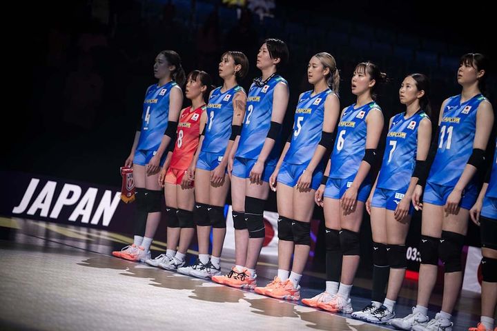 バレー女子日本代表 ©Volleyball World