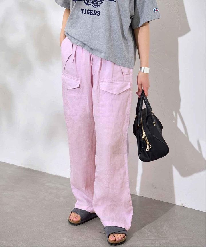 画像: 「リネンカーゴパンツ」￥26,400【ティッカ】 出典：ジャーナル スタンダード