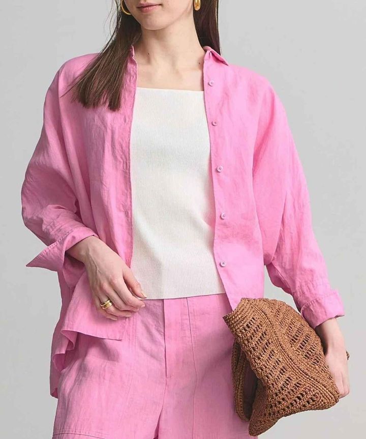 画像: 「リネン ドルマン シャツ ‐ウォッシャブル」￥22,990 出典：ユナイテッドアローズ