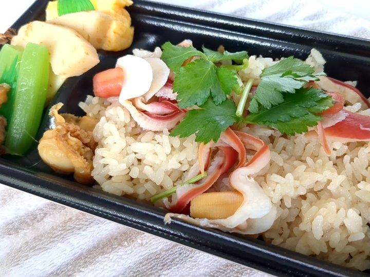 【おかずも美味しすぎた！】ほっき飯弁当！