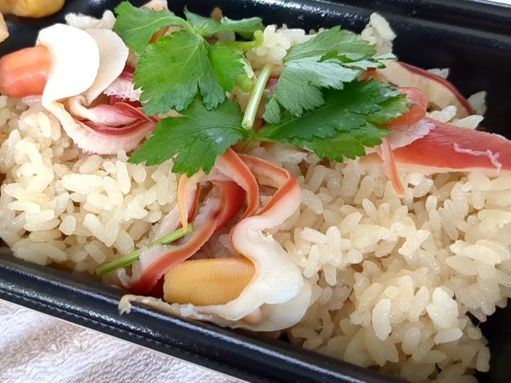 【おかずも美味しすぎた！】ほっき飯弁当！