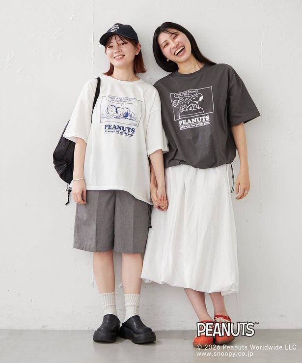 長め丈にも短め丈にもなるワザありTシャツ！