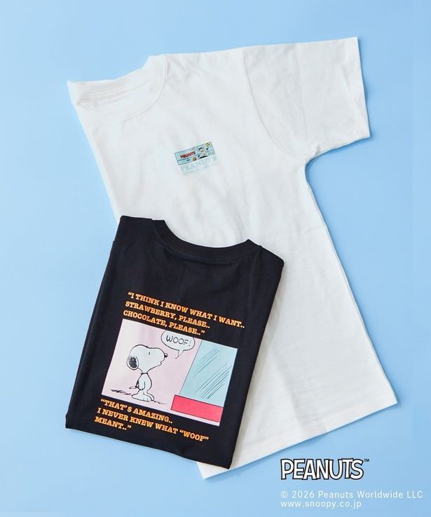 「【PEANUTS ピーナッツ】Tシャツ レギュラーデザイン」(各3960円)