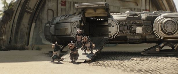 ドロイドやビークルの修理を得意とする種族、アンゼラン人 [c]2026 Lucasfilm Ltd. & TM. All Rights Reserved.