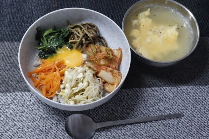 ビビンバ鍋風食器 18cm 使用例