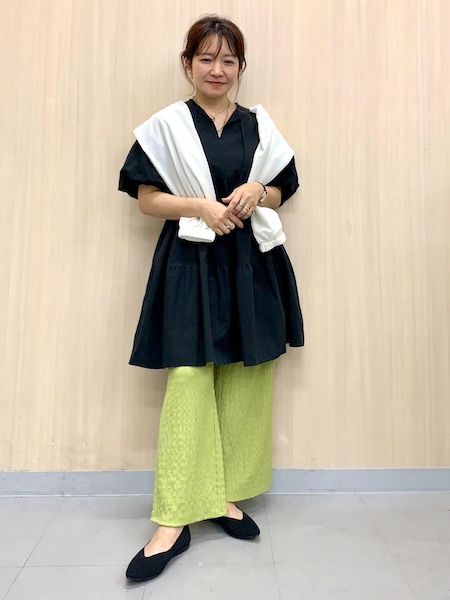 【GU】チュニックワンピはパンツとレイヤードもおすすめ