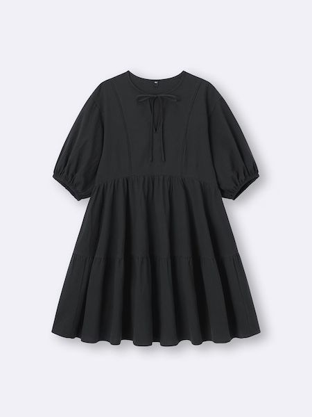 【GU】チュニックワンピはパンツとレイヤードもおすすめ