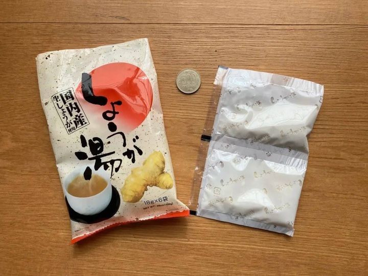 DAISO(ダイソー)：日東食品 しょうが湯 108g(18g×6P)