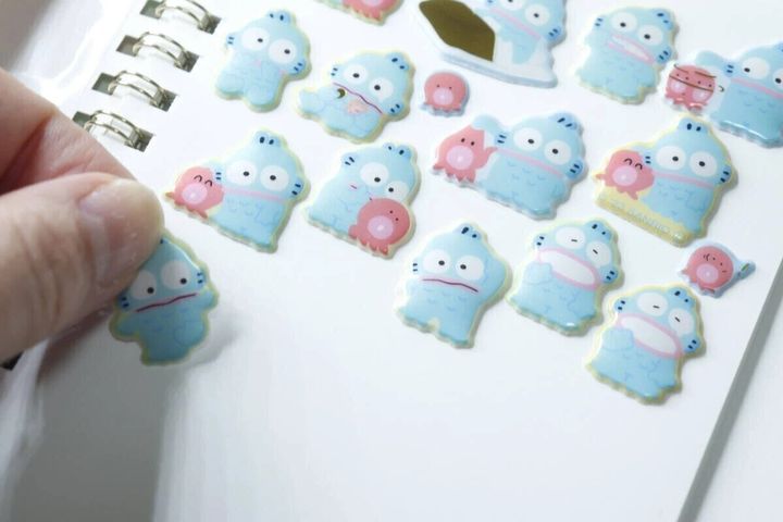 ダイソーのぷくっとシール ハンギョドン
