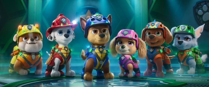 アニメ映画『パウ・パトロール ザ・ダイノ・ムービー』場面写真 （C）2026 Paramount Pictures. All rights reserved. width=