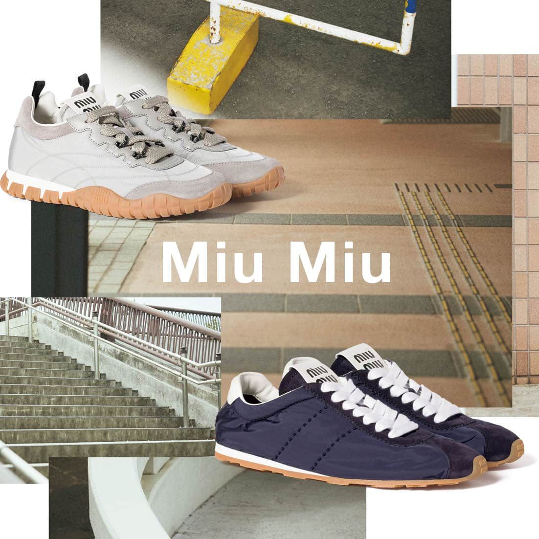 大人がスニーカー買うなら【ミュウミュウ】スポーツブランドにない絶妙