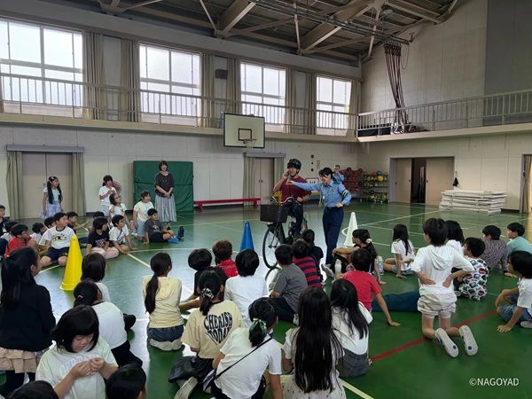 【愛知県名古屋市】名古屋ダイヤモンドドルフィンズが、小学校で「みんなで守ろう！交通安全教室」を実施