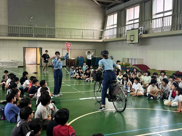 【愛知県名古屋市】名古屋ダイヤモンドドルフィンズが、小学校で「みんなで守ろう！交通安全教室」を実施