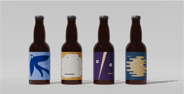 4種ビール「空を飲む。海を飲む」2
