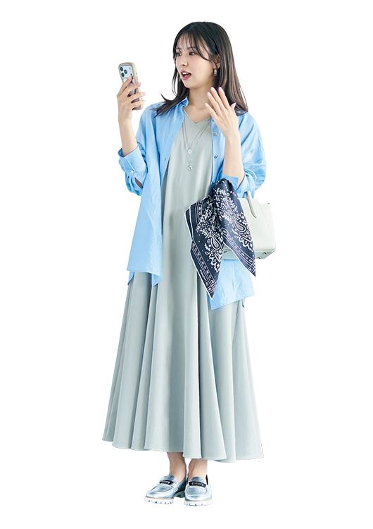 毎日コーデ 小林由依 ワンピース
