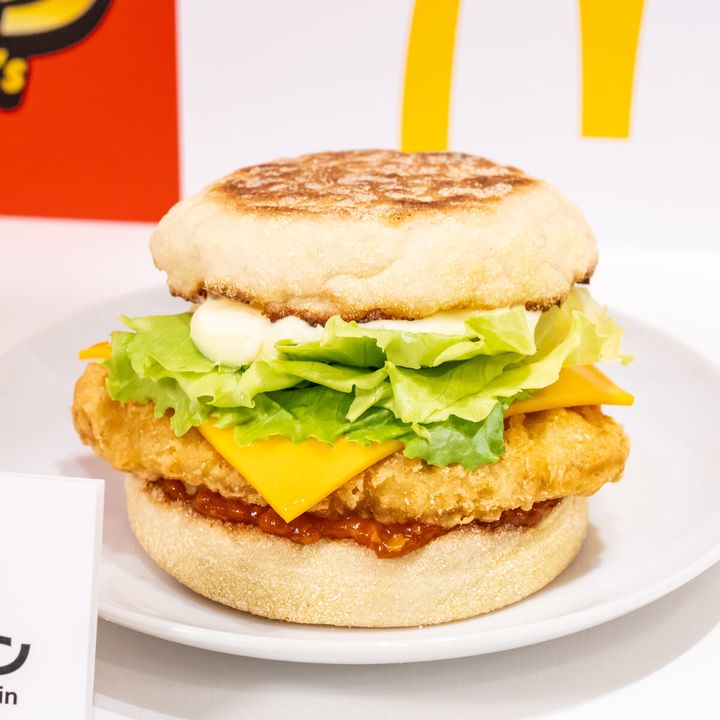 メキシカンタコスチーズチキンマフィン（朝マック限定）