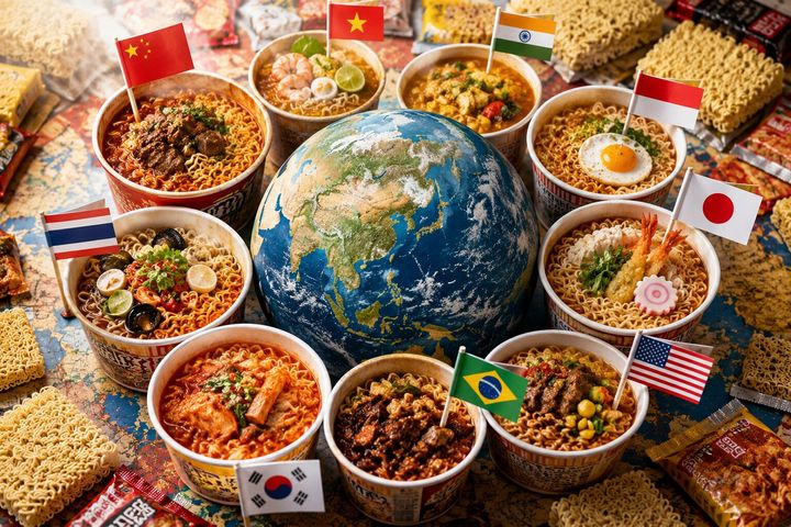 日本人が1年間で食べる「インスタント麺」はなんと『59億食』！世界5位の消費大国ニッポンの知られざる数字と世界ランキング