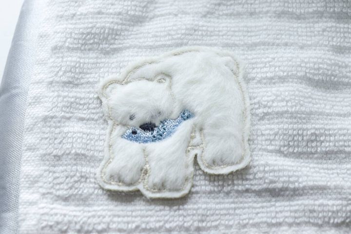 ワッペン（ふわふわ、しろくま、ぱんだ） 使用例