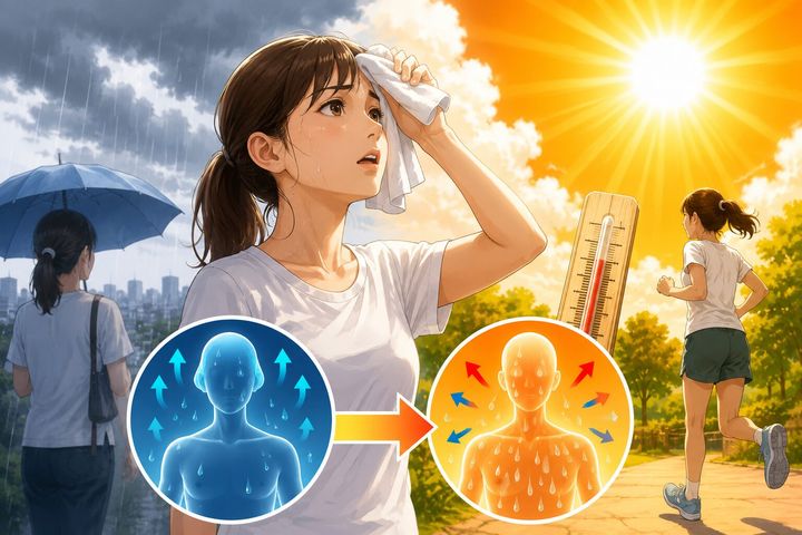 梅雨明け直後が一年で最も『熱中症リスク』が高い！体が暑さに慣れていない「暑熱順化（しょねつじゅんか）」の驚きの仕組み