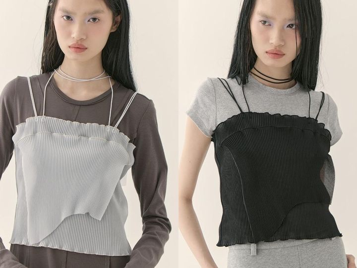 画像: 「SHEER CAMISOLE」各￥19,800【トゥードゥー コトハヨコザワ】 出典：ステュディオス