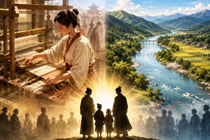 『服部（はっとり）』は古代の機織り一族が起源、『五十嵐（いがらし）』は新潟の川の名が由来！よく見る苗字に潜む千年の物語